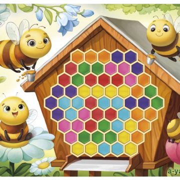 פאזל-טטרים "דבורים מצחיקות"